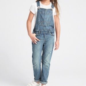 GAP Kids Distressed Overalls NWT